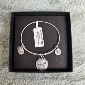 Alex and Ani NC State bracelet - Rafaelian silver finish